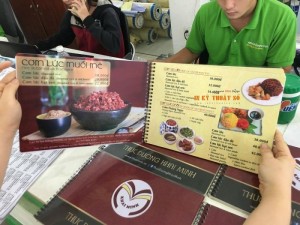 In menu cho nhà hàng tại Phú Nhuận