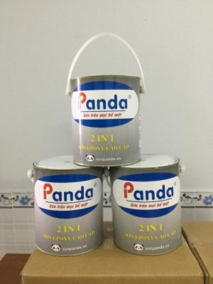 Sơn lót kẽm epoxy, sơn epoxy panda 2in1, vừa lót vừa phủ