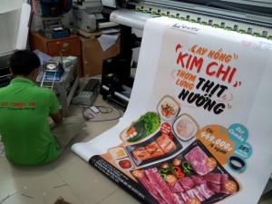 In Thực Đơn nhận in menu cho quán ăn Hàn Quốc tại TPHCM | Loại hình in: PP cán format, PP làm poster đặt phía ngoài quán ăn, nhà hàng