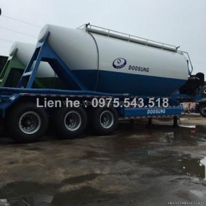 Sơ Mi Rơ Mooc Bồn (Bom) Xitec Chở Xi Măng Rời - Bột Mỳ - Vôi bột - Tro Bay
Hãng sản xuất : DOOSUNG HÀN QUỐC
Kích thước xe : 10890 x 2490 x 3910 mm