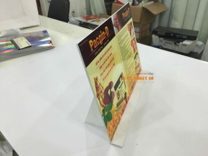 In menu để bàn từ PP cán format tại In Thực Đơn