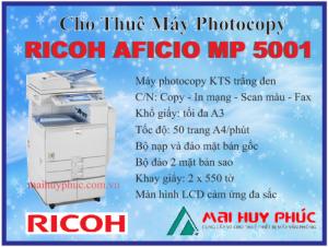 Ricoh Aficio MP 5001, Ricoh Aficio MP 5001, Máy Photocopy Seconhand Ricoh Aficio MP 5001