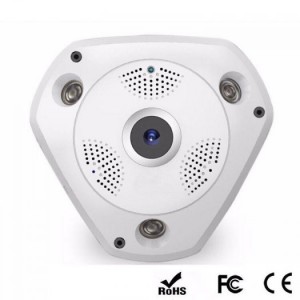 Camera IP VR CAM 3 Mắt xoay 360 độ
