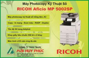 Ricoh Aficio MP 5002SP, Máy Photocopy Seconhand Ricoh Aficio MP 5002SP