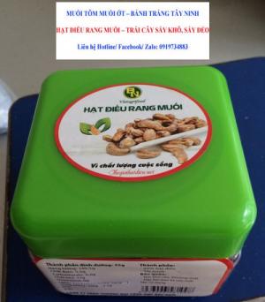 Hạt điều rang muối vỏ lụa và tách vỏ hàng chuẩn 100% của Việt