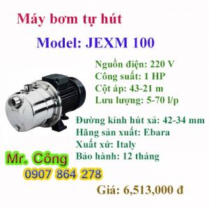 Máy bơm tự hút buồng bơm bằng inox 304  Ebara JEXM 100 1HP