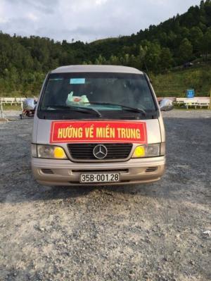 Mercedes tròn 16 chỗ đời 2003, Xe đẹp sơn zin, máy gầm chắc chắn, nội thất đẹp, đủ đồ chơi có hợp đồng vận tải