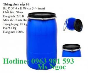 Thùng Phuy sắt Thùng Phuy Nhựa đảm bảo chất lượng