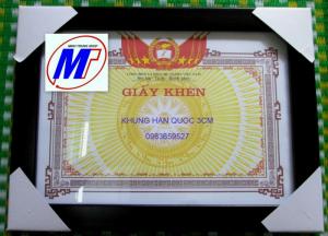 Bán Khung giấy khen hàn quốc cao cấp