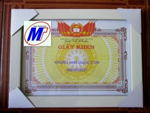 Bán Khung giấy khen hàn quốc cao cấp