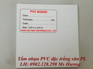 Chuyên sản xuất và cung cấp số lượng lớn Tấm nhựa PVC màu Xanh Ghi, trắng ngà, trắng sữa