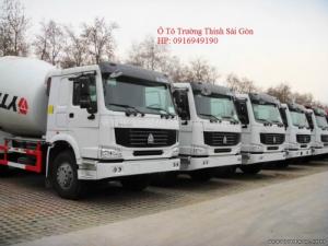 Xe trộn howo 10m3 bồn yunli
