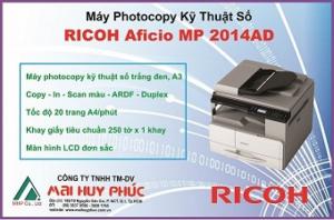 -RICOH Aficio MP 2014AD, Máy photocopy RICOH Aficio MP 2014AD New Model 2016