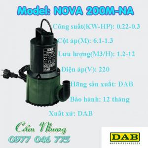 Máy bơm chìm hút nước thải DAB NOVA 200M-NA(không phao) 0.3HP chính hãng giá rẻ