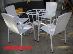 Cần thanh lý 50 bộ bàn ghế mây giá rẻ nhất