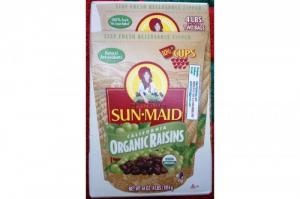 Nho Khô đen Mỹ Sun Maid Raisins hộp 4lbs (1814g) gồm 2 túi