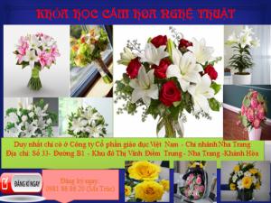 Dạy cắm hoa nghệ thuật Nha Trang