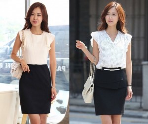 Đồng phục công sở Hàn Quốc | Đồng phục sơ mi nữ | Đồng phục chân váy - juyp