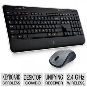 Bộ bàn phím + chuột không dây Logitech MK520 USB-Wireless