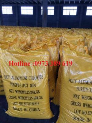 Poly Amonium chlorite (PAC) PAC vàng chanh hàm lượng 31% , giá tốt