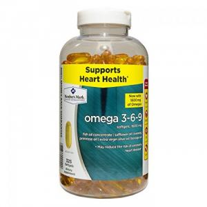 Viên uống dầu cá omega 3-6-9 member's mark supports heart health 325 viên