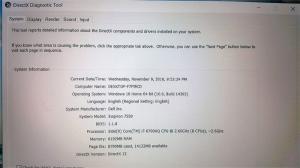 Dell 7559 i7, Ram 8G, HDD 1T, VGA Nvidia GXT960M 4G