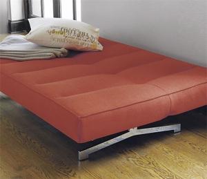 Sofa bed màu cam đa năng có thể thành giường