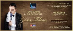 Bán vé Liveshow Tùng Dương Giao Thoa ngày 9/12 tại Cung việt xô