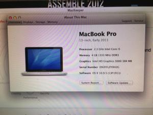 Macbook Pro 2011 13