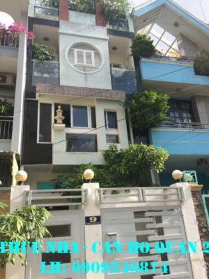 Cho thuê nhà phố Đường 31, phường An Phú; DT 4x20, trệt, 2 lầu, 4PN;Giá 18tr/tháng