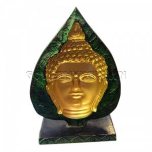 Tượng Phật 3D Lá Bồ Đề(Xanh)