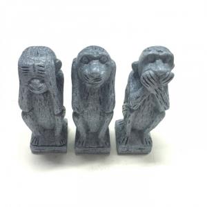 Tượng Đá Bộ Ba Khỉ Tam Không - Size Lớn - Đá Xám
+ Kích thước: D 10 x R 10 x C 11 (cm). Giá 150.000₫