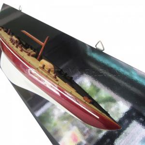 Thuyền Endeavour Tranh Treo Tường Trắng/Cánh Gián 70cm