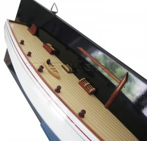 Mô Hình Thuyền Gỗ Tranh Treo Tường 50cm