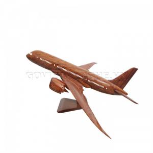 Mô hình Máy Bay Gỗ Boeing B787 (Size Nhỏ)-SKU-MDD787N