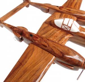 Mô hình máy bay gỗ P-38 Lightning