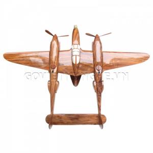 Mô hình máy bay gỗ P-38 Lightning