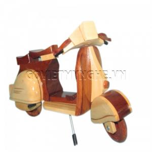 Mô hình xe gỗ VESPA màu (loại 2)-SKU-MOVEPAT