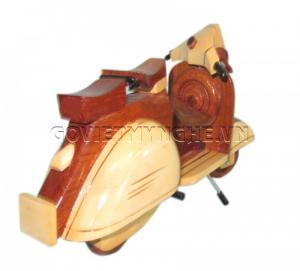 Mô hình xe gỗ VESPA màu (loại 2)