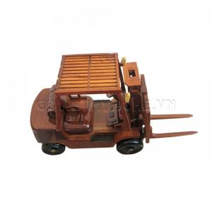 Mô hình xe Gỗ Tải Nâng