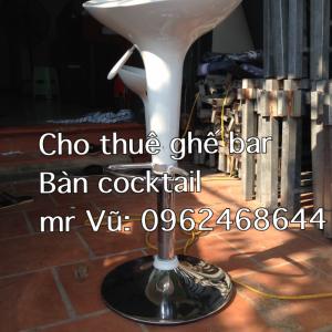 Cho thuê bàn cocktail, bàn ghế tiệc