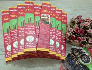 Hương sạch cao cấp Lư Đồng đảm bảo an toàn sức khỏe người tiêu dùng:
* KHÔNG ĐỘC HẠI
* KHÔNG CUỐN TÀN
* THƠM TRUYỀN THỐNG
* ÍT KHÓI
* 100% THẢO MỘC
* GIẢM MÙI THUỐC LÁ