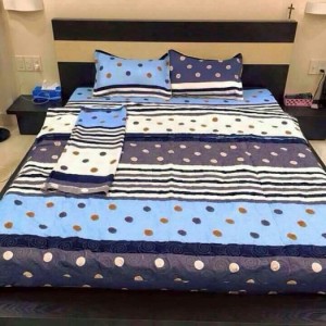 Bộ drap chăn gối cotton thắng lợi