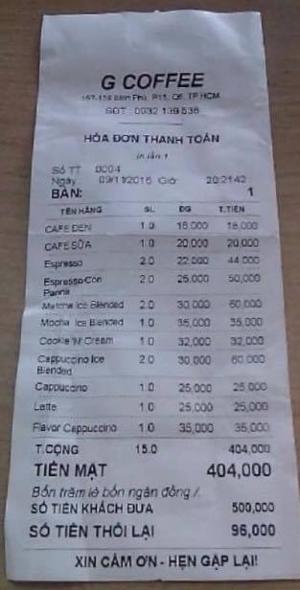 Máy in hóa đơn, in bill tính tiền quán cafe giá rẻ