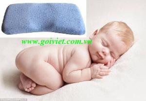 Gối cao su non thông minh - Gối chống méo đầu cho bé