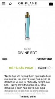 Nước hoa hương thơm ngọt ngào tươi mát của tre, trái kiwi và violét hòa quyện
