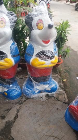 Thùng rác con thú bằng nhựa HPDE, thùng rác chim cánh cụt, thùng rác con gấu