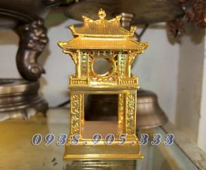 Tượng chùa 1 cột mạ vàng 12cm