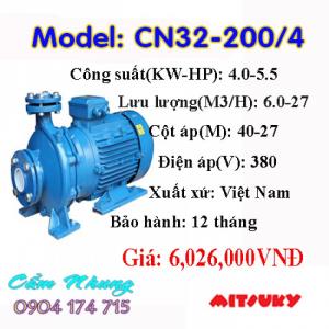 Máy bơm công suất lớn đầu gang MITSUKY CN32-200/4 5.5HP
