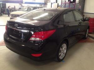 Bán xe Accent Blue 2015 màu đen